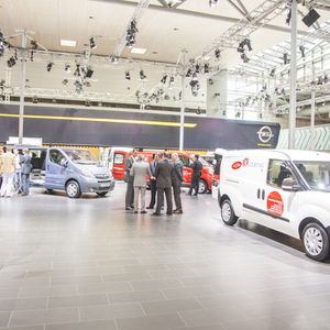 Opel war in Hannover mit 13 unterschiedlichen Transportervarianten vor Ort.
