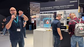 Siemens Schweiz zeigt an der Swissbau 2026 in Basel das umfassende Portfolio seiner Elektro-, Gebäude- und Sicherheitstechnik.  (Bild: Anne Richter, VCG)