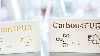 Insulating panels made of rigid polyurethane foam based on the Carbon4pur technology. (Covestro)