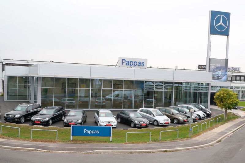 Auch in Linz ist Pappas mit einem großen Betrieb für Mercedes-benz und Smart vertrten. (Foto: Pappas)