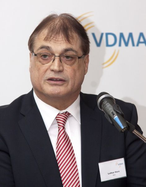 Rechnet 2014 mit einem Umsatzplus von 4 % für die Werkzeughersteller: Lothar Horn, Geschäftsführer Paul Horn und Vorsitzender des VDMA-Fachverbands Präzisionswerkzeuge. (Bild: Michael Pyper)