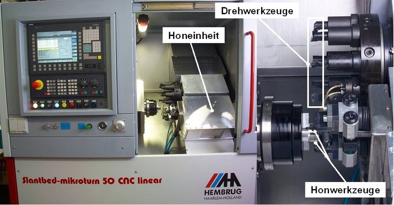 Bild 2: Kombimaschine zum Hartdrehen und Honen. (Archiv: Vogel Business Media)