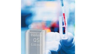 Küvetten mit Laser-Kennzeichnung von Hellma (Bild: Hellma)