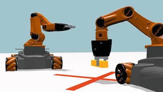 Industrieroboter: Die USA setzen verstärkt auf Automatisierung mit Roboter.(Bild:  Kuka)