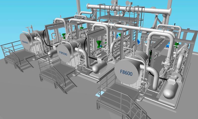 Anlagenkonstrukteure setzen im Rahmen des „Gas Oil Seperation Plant“-Konzepts vielfach auf die im Offshore-Bereich bewährte Hydrozyklon-Technologie. (Bilfinger)