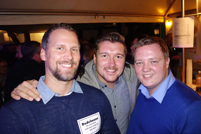 Die Samsung Jungs (v. l.) Oliver Rösgen, Lukas Kalisz und Claus Quasdorf ()