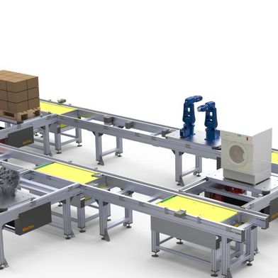 MiniTec ergänzt sein Fördertechnikangebot mit dem Montagesystem FMS Max. (Bild: Minitec)