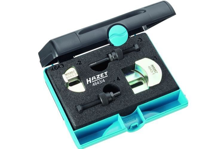 Das Werkzeug wird im Aufbewahrungskoffer mit Schaumstoffeinlage geliefert. (Foto: Hazet)