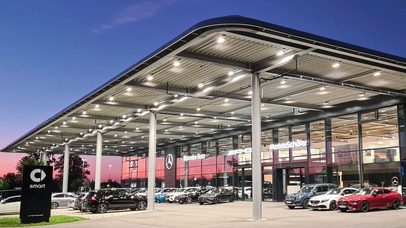 Der „Retail Excellence“-Betrieb von Kreuter Medele Schäfer in Weilheim(Bild:  Kreuter Medele Schäfer)