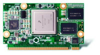 conga-UMX6: congatecs erste µQseven-Computermodule mit ARM Cortex A9 basierenden Freescale i.MX 6 Prozessoren haben ein standardisiertes Pinout. (Bild: congatec)