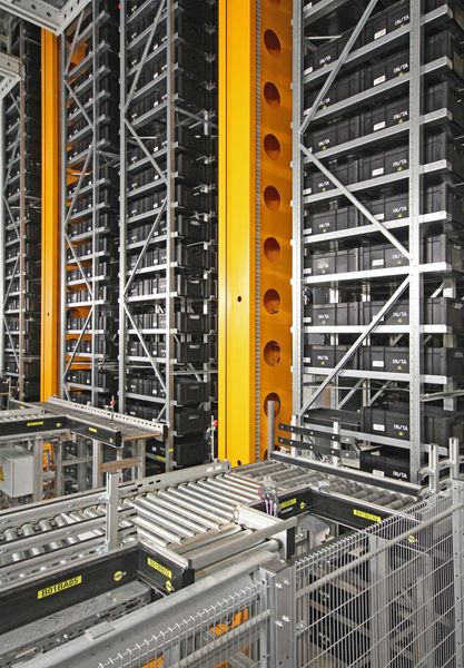 Das neue AKL bietet Raum für mehr als 27.000 Lagerplätze für Kunststoffbehälter mit den Maßen 300 × 400 mm und 400 × 600 mm. (Bild: Unitechnik)
