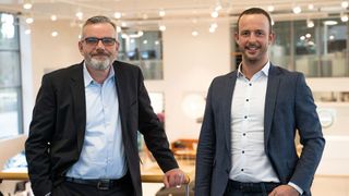 Kim Johannes Speckmann (links) und Philipp Kielhorn rücken in die Geschäftsführung von Markötter auf. (Markötter)