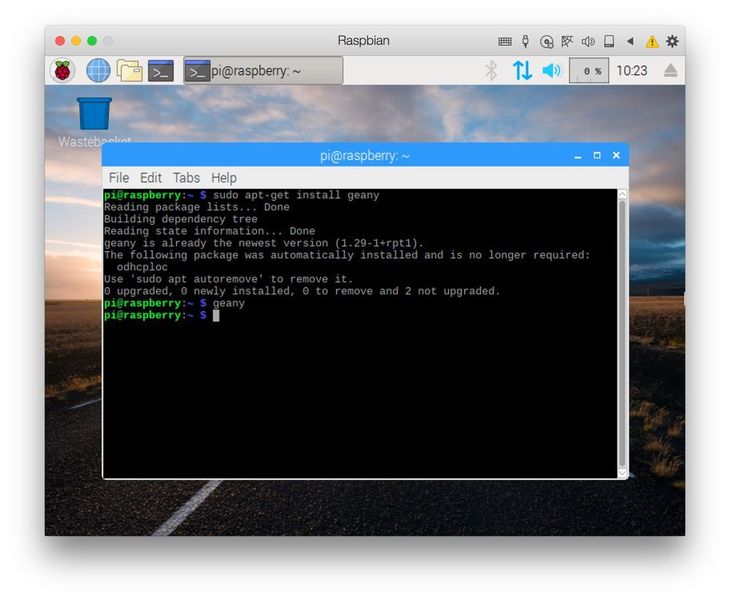 Raspbian läuft auch in einer virtuellen Maschine auf normalen PCs und Macs, wie hier in Parallels Desktop für MacOS. (Rentrop)