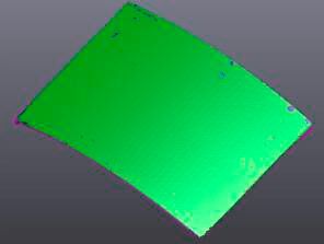 Bild 6: Scan der Werkzeugoberfläche nach fünf Autoclavzyklen zum Vergleich mit der Basismessung.(Bild:  Sabic)