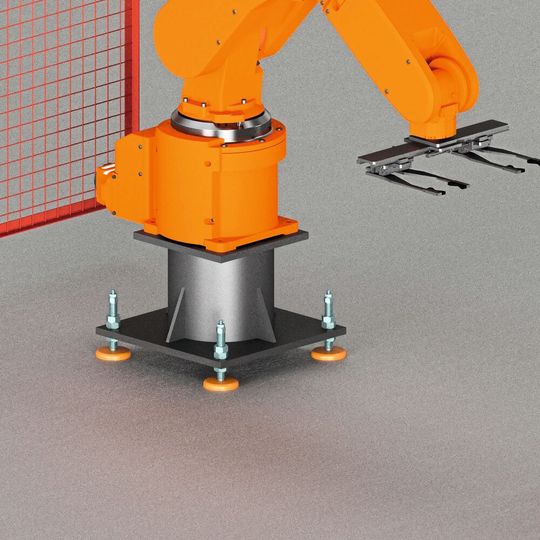 Dank der Hohlschraube ist eine feste Verankerung im Boden möglich.(Bild:  Norelem)