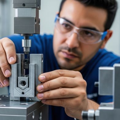 Präzisionsarbeit im Werkzeugbau: Exakte Prozess- und Zeitdaten schaffen die Basis für verlässliche Fertigungszeitprognosen und eine höhere Maschinen- und Personalauslastung. (Bild: © Bakha/stock.adobe.com - generiert mit KI)