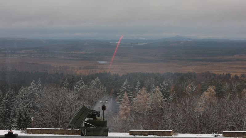 Diehl Defence conducted live counter-UAS trials at Grafenwöhr, validating automated detection, tracking and intercept capabilities of the KDV and CICADA systems.(Source:  Diehl Defence)