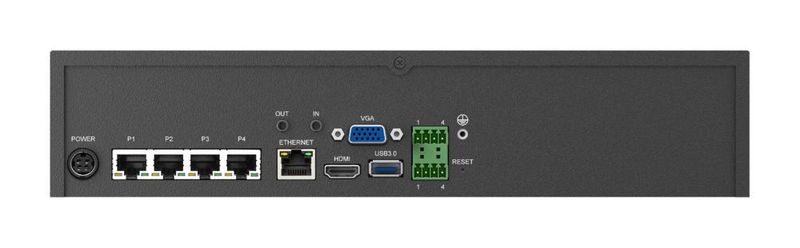 Der DNR16-4802 von D-Link ist mit vier PoE-Anschlüssen ausgestattet. (D-Link)