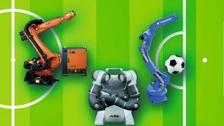 Die Automobilindustrie investiert in die Robotik – klassisch, aber auch mit neuen Ideen und Einsatzszenarien. (Bild: ABB, Kuka, Yaskawa, Universal Robots, pockygallery11, Smileus - Fotolia.com)