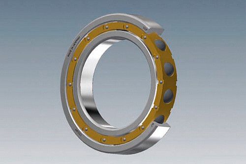 Der Lagerring für die Hybridlager besteht aus Wälzlager- oder Spezialstahl, die Wälzkörper werden aus Siliciumnitrid-Keramik gefertigt. (Bild: SLF Fraureuth)