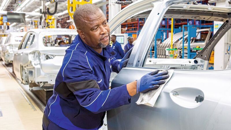 Die BMW-Fertigung im südafrikanischen Werk Rosslyn.