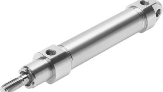 Hygienischer Pneumatikzylinder für die Lebensmittelindustrie: Rundzylinder CRDSNU von Festo  (Bild: Festo)