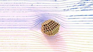 Die Auswertung des Tunnelstroms eines Rastertunnelmikroskops zeigt die aktiven Zentren eines Katalysators. (Christoph Hohmann/NIM)