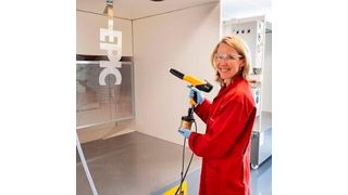 Officially opened by Dutch Minister of Climate and Green Growth, Stientje van Veldhoven, the facility will help to accelerate the development of more sustainable, solvent-free and energy-efficient coating solutions. (Source: Akzonobel)