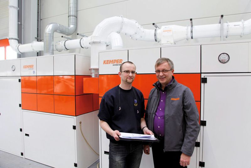Kemper konnte sich vor allem mit Detaillösungen gegen die Konkurrenz durchsetzen, von denen sich Trumpf anhand von Referenzobjekten vor Ort ein Bild machen konnte. (Bild: Kemper)