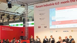 Auf dem Forum Industrie 4.0 findet am Mittwoch auf der Hannover Messe eine Diskussionsrunde zum Thema Simulation in der Produktentwicklung statt. (Deutsche Messe)