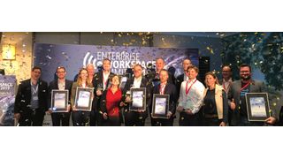 Die glücklichen Gewinner der Enterprise Workspace Awards 2019. (Bild: Vogel IT-Medien)