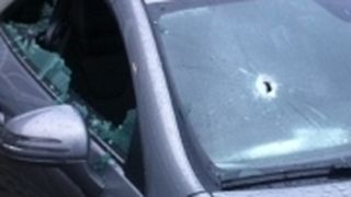 Ein Amokläufer beschädigte in zwei Autohäusern über 20 Fahrzeuge. (Peter-Gruppe)