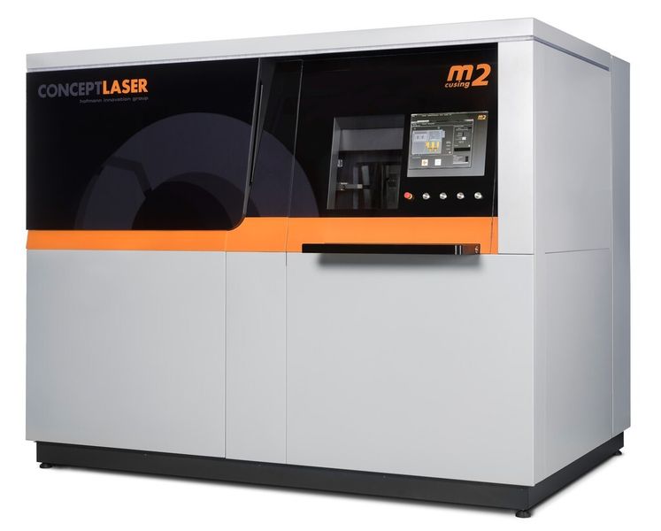 bei der M2 Cusing wurden Laserquelle und Filtertechnik in die Anlage integriert. (Bild: Concept Laser)