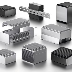 Bild 2:  Kombinationsgehäuse bieten ein konfigurierbares Design durch diverse Profilhalbschalen.(Bild:  © Fischer Elektronik)