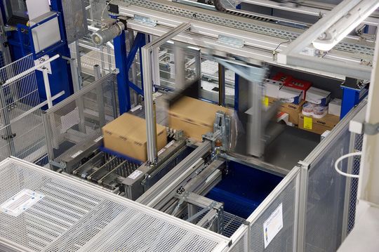 Erweitert wurde bei Coop in Norwegen der vollautomatische Trockensortimentsbereich.(Bild:  Witron)