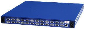 Voltaires Grid Director 9024: 24 Ports, 960 Gbit pro Sekunde Bandbreite, 140 Nanosekunden Latenzzeit, eine Höheneinheit (1U). (Archiv: Vogel Business Media)