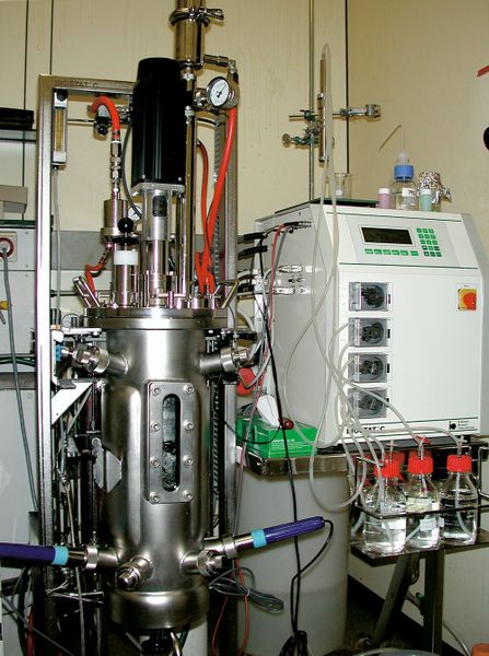 Abb.1: Von der Testexpression in wenigen Millilitern bis zur Hochzelldichte-Fermentation im
15l-Bioreaktor mit Computer-gesteuerter Prozesskontrolle können alle Bereiche abgedeckt werden. (Archiv: Vogel Business Media)