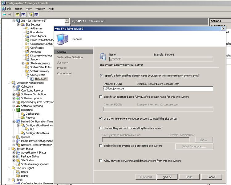 Abbildung 2: Der SCCM basiert auf Rollen; sie erlauben eine Aufteilung der Funktionen auf mehrere Geräte und Standorte (Archiv: Vogel Business Media)