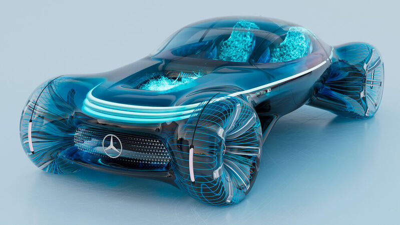 Diese Mercedes-Studie ist rein virtuell.