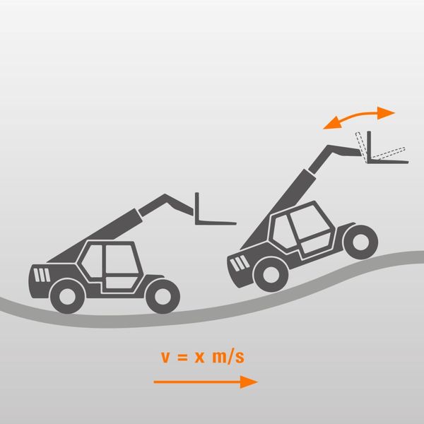 Dynamische Neigungssensoren: ein- oder zweiachsige Messung.  (Bild: Kübler)