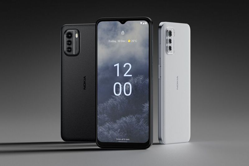 Das Nokia G60 5G verfügt über ein 6,58 Zoll großes Display. Integriert ist zudem eine 50-MP-Triplekamera. (Bild: HMD Global)