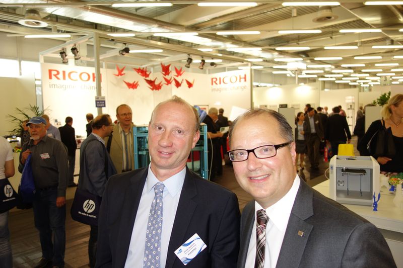 Oliver Herbrich (l.) und Ortwin Klinkenberg, Ricoh (Bild: IT-BUSINESS)
