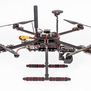 Eine Testdrohne des Fraunhofer HHI.(Bild:  Fraunhofer Heinrich-Hertz-Institut)
