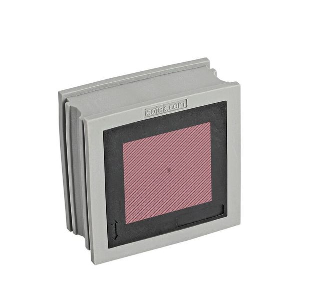 AT-M weist eine Nutzfläche von 24 mm × 24 mm (rot eingefärbt) auf. (Icotek)