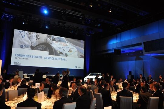 Die BMW Group zeichnete zum dritten Mal beim „Forum der Besten“ seine Servicebetriebe aus. (Foto: Richter)