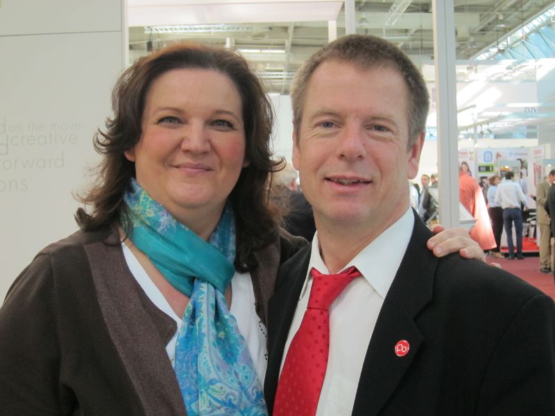Lilli Kos, IT-BUSINESS und Andreas Urbach, Fujitsu (Bild: IT-BUSINESS)
