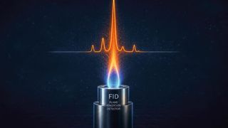 Abb. 1: Der Flammenionisationsdetektor (FID) kann nahezu alle organischen Verbindungen nachweisen und wird häufig für die quantitative Analyse eingesetzt. (Symbolbild) (Bild: GPT Image Generator / KI-generiert)