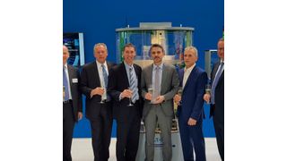 (v.l.n.r.): Guido Fohr, Stefan Weskamp, Frank Campbell, Curt Hutchins (Eaton), Christian Heidemann, Dennis Jaeger (Werthenbach), Martin Kram, Richard Jacobs (Eaton). (Werthenbach/Eaton)