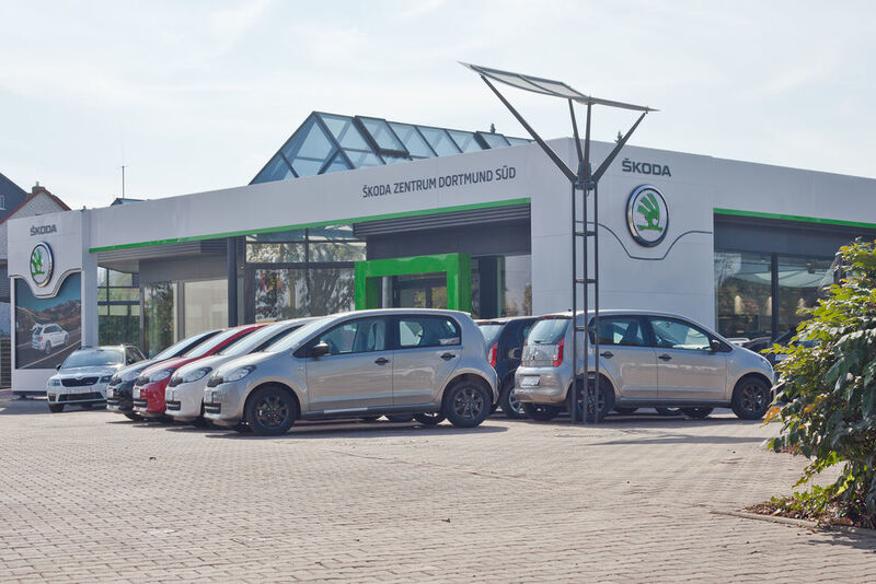 Zum Skoda Autohaus Dortmund zählten vor der Übernahme insgesamt 18 Beschäftigte. Sie sollen ihre Arbeit wie bisher fortsetzen können. (Hülpert Gruppe)