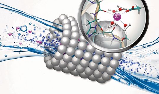 Spezielle Peptidverbindungen in Form eines Filters agieren als biologische Angel, um Gallium aus Industrieabwässern herauszulösen. Spezielle Peptidverbindungen in Form eines Filters agieren als biologische Angel, um Gallium aus Industrieabwässern herauszulösen.